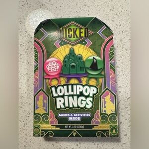 Wicked Lollipop Rings Limited Edition Elphaba Hat, Glinda’s Crown,& Emerald City